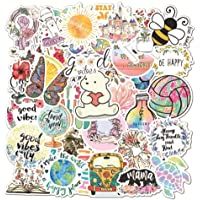 Paquete de 50 pegatinas VSCO Cute Ins Sticker para computadora portátil- botella de agua- bicicleta- casco- equipaje…